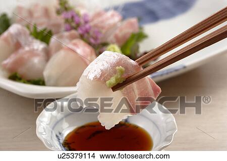 Sashimi Of Sea Bream View Large Photo Image Picture - Sashimi Of Sea Bream. Fotosearch