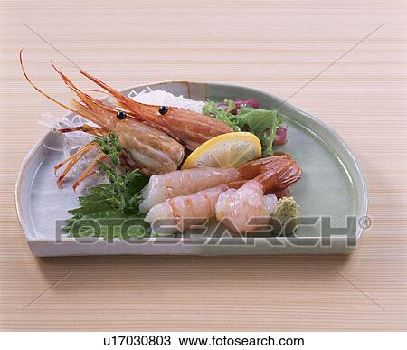 Sashimi Of Shrimp View Large Photo Image Stock Image - Sashimi Of Shrimp. Fotosearch