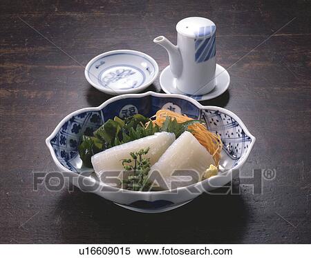 Stock Photography - Sashimi Of Squid. Fotosearch