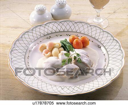 Stock Photography - Cream Sauce Of Chicken. Fotosearch