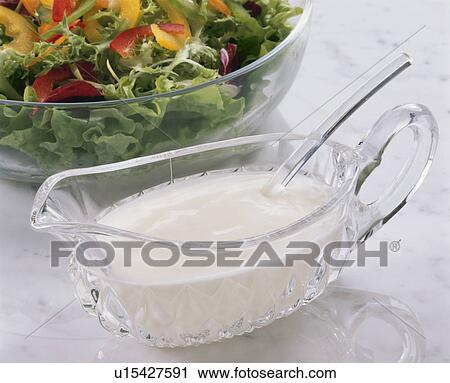 Stock Image - Dressing, French White,. Fotosearch