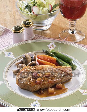 Pork Saute, Apple Sauce, View Large Photo Image Stock Image - Pork Saute, Apple Sauce,. Fotosearch
