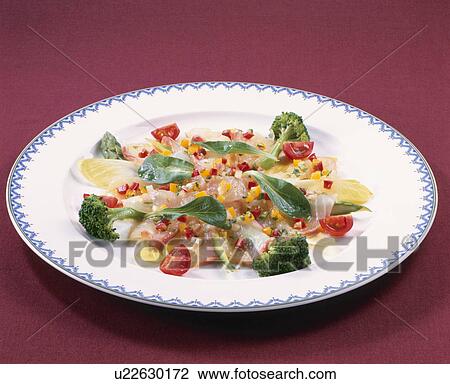Carpaccio Of Sea Bream View Large Photo Image Stock Image - Carpaccio Of Sea Bream. Fotosearch
