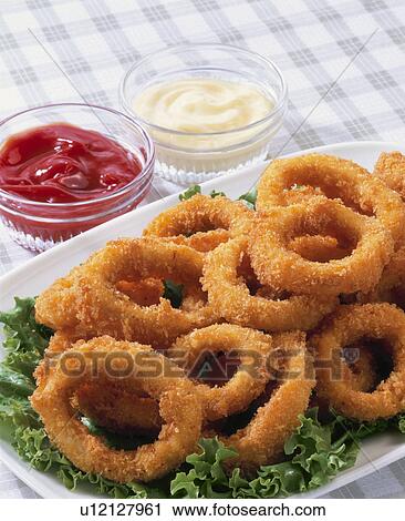 Fried Calamari Ring View Large Photo Image Stock Image - Fried Calamari Ring. Fotosearch