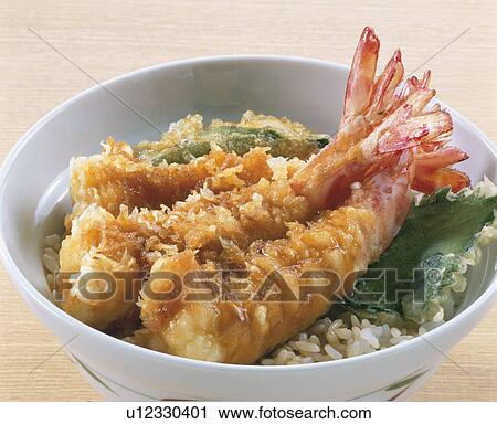 Tempura Bowl View Large Photo Image Stock Image - Tempura Bowl. Fotosearch