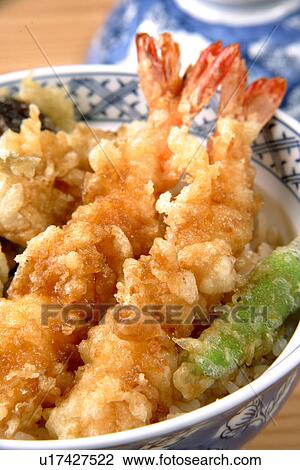 Stock Image - Tempura Bowl. Fotosearch