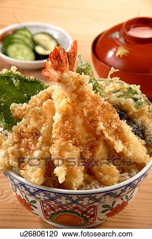 Stock Image - Tempura Bowl. Fotosearch