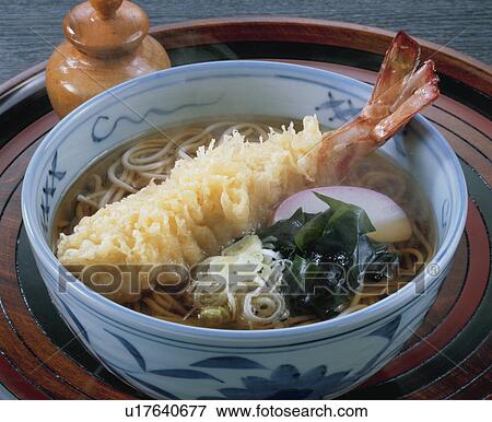 Tempura Soba View Large Photo Image Stock Photo - Tempura Soba. Fotosearch