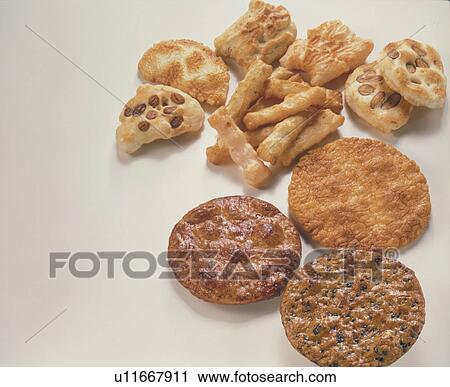 Rice Cracker Various Kinds View Large Photo Image Stock Image - Rice Cracker Various Kinds. Fotosearch