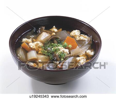 Kenchin-Style Tofu Pork And Vegetable Soup View Large Photo Image Stock Image - Kenchin-Style Tofu Pork And Vegetable Soup. Fotosearch