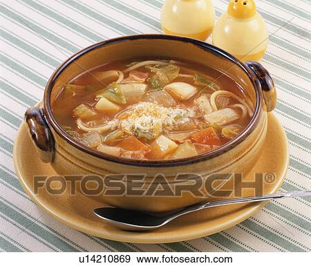 Minestrone View Large Photo Image Stock Photo - Minestrone. Fotosearch