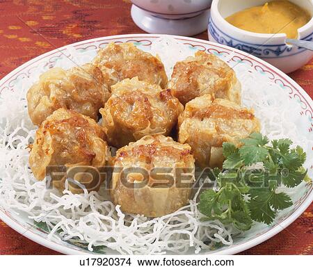 Picture - Fried Meat Dumpling.. Fotosearch