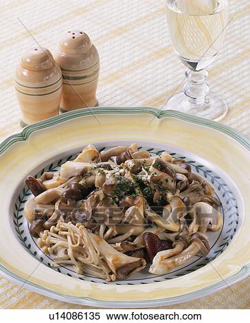 Stock Photography - Mushroom Saute. Fotosearch