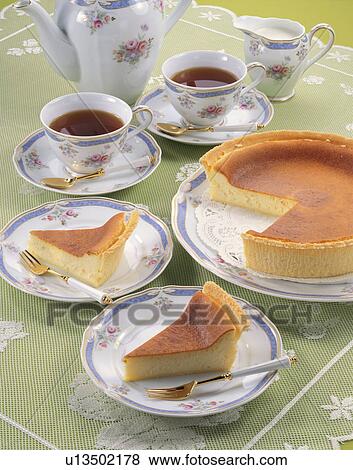 Baked Cheesecake View Large Photo Image Stock Photo - Baked Cheesecake. Fotosearch