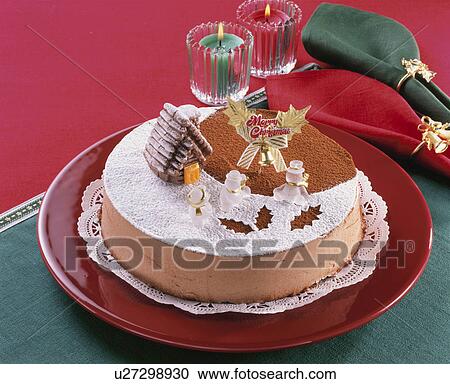 Stock Image - Christmas Cake. Fotosearch