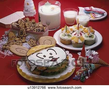 Stock Photograph - Christmas Cake. Fotosearch