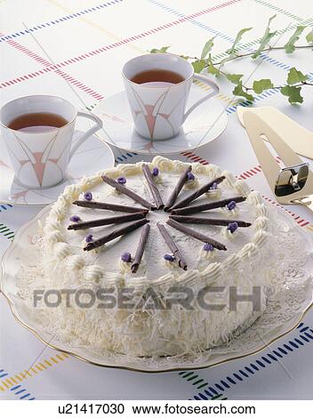 Stock Image - Decorated Cake. Fotosearch