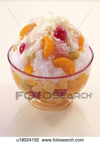 Shaved Ice With Syrup On The Top View Large Photo Image Stock Image - Shaved Ice With Syrup On The Top. Fotosearch