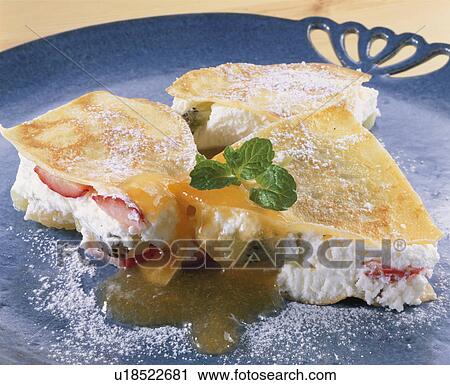 Strawberry Crepe View Large Photo Image Stock Image - Strawberry Crepe. Fotosearch