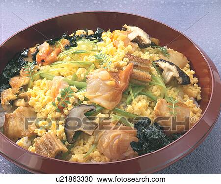 Stock Image - Chirashi-Zushi. Fotosearch