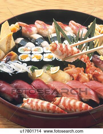 Nigiri Sushi View Large Photo Image Picture - Nigiri Sushi. Fotosearch