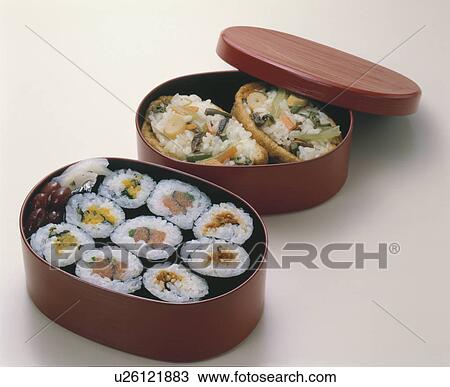 Thin Rolled Sushi And Rolled Wild Edible Plant View Large Photo Image Stock Image - Thin Rolled Sushi And Rolled Wild Edible Plant. Fotosearch
