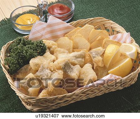 Stock Photo - Fish, Codfish, & Potato. Fotosearch