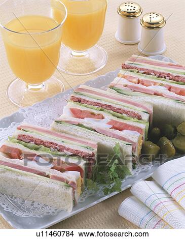 Picture - Sandwiches. Fotosearch
