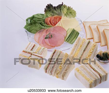 Stock Image - Sandwiches. Fotosearch