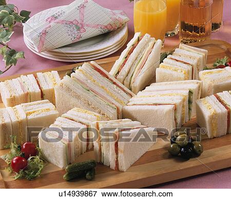 Sandwiches View Large Photo Image Stock Photo - Sandwiches. Fotosearch