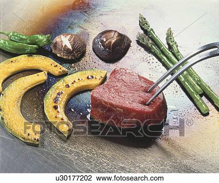 Stock Image - Teppan-Yaki. Fotosearch