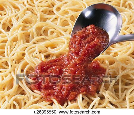 Tomato Sauce Spaghetti View Large Photo Image Stock Image - Tomato Sauce Spaghetti. Fotosearch