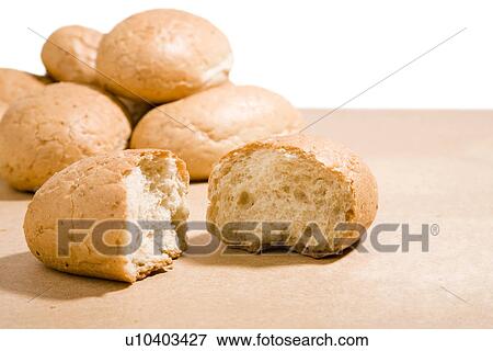 Stock Photo - bake, bakery, bread, bun, carbohydrates, collation, crust. Fotosearch