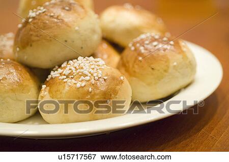 Stock Photo - bake, bakery, bread, bun, carbohydrates, collation, crust. Fotosearch