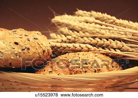 Stock Photo - comestible, baked, cerium as, bread, bio, corn, aliment. Fotosearch