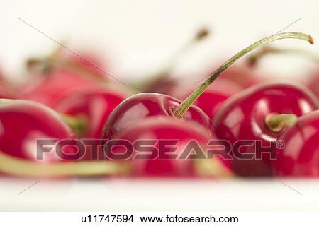 Picture - cherry, drink, close-up, CLOSE, alfred. Fotosearch