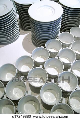 Stock Image - chinaware, cup, dinner, dishes, drink. Fotosearch