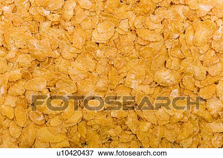 Stock Photo - cornflakes, aliment, breakfast, backgrounds, background, alfred. Fotosearch
