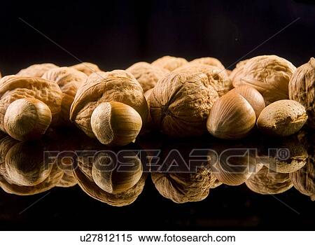 Stock Photography - backgrounds, aliment, background, almonds, almond, alfred. Fotosearch
