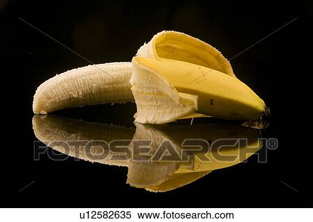 Stock Photography - banana, aliment, angebissenes, angebissene, angebißen, alfred. Fotosearch