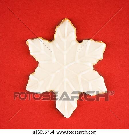 Snowflake sugar cookie with decorative icing. View Large Photo Image Picture - Snowflake sugar cookie with decorative icing.. Fotosearch