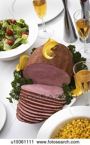 Ham dinner View Large Photo Image Stock Image - Ham dinner. Fotosearch