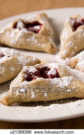 Stock Photograph - Hamantaschen pastry. Fotosearch