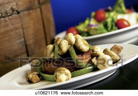 Stock Photograph - Steak dinner. Fotosearch