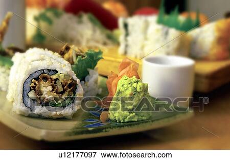 Sushi View Large Photo Image Stock Photo - Sushi. Fotosearch