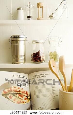 Kitchen shelf View Large Photo Image Stock Image - Kitchen shelf. Fotosearch