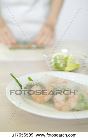 Spring rolls View Large Photo Image Stock Photo - Spring rolls. Fotosearch