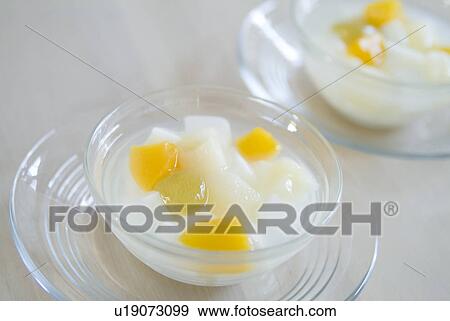 Almond Jelly View Large Photo Image Stock Photo - Almond Jelly. Fotosearch