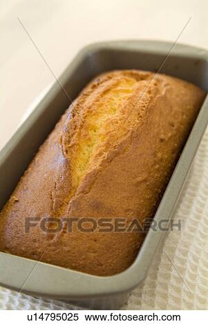 Stock Photography - Baked pound cake. Fotosearch