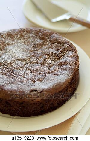 Stock Image - Chocolate cake. Fotosearch